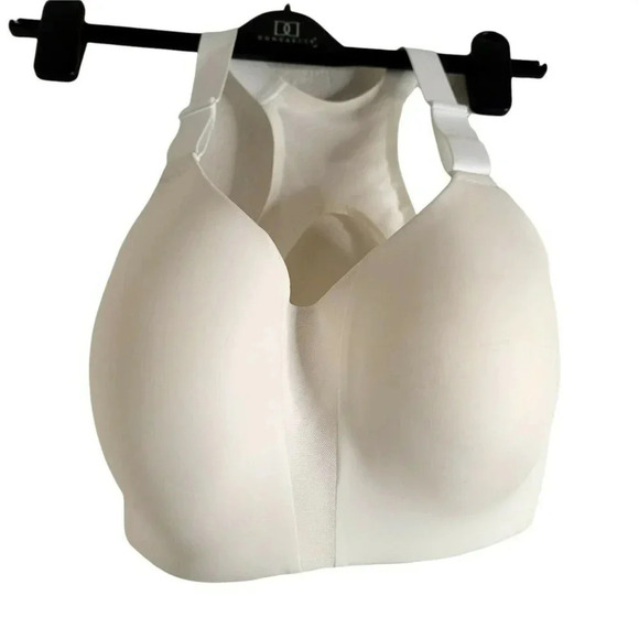 Nike Rival Plus Size Sports Bra cut out 32F Ultimate High Support White women's - Picture 9 of 9